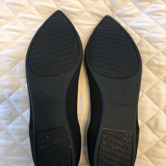 Rothy’s EUC Black points size 9 - Picture 3 of 4